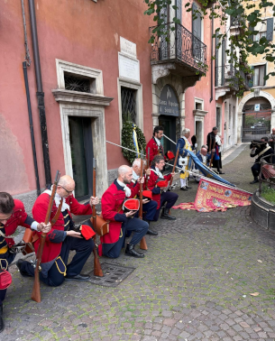 Commemorazione dei Martiri delle Pasque Veronesi a Palazzo Ridolfi-Da Lisca, in Piazza Pasque Veronesi e a Porta Nuova, a Verona.