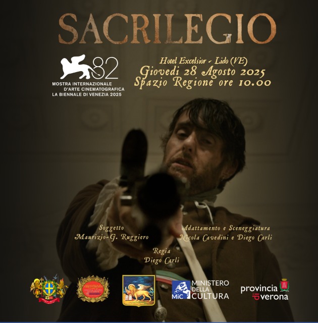Featured image for “Video annuncio della presentazione del cortometraggio “Sacrilegio””